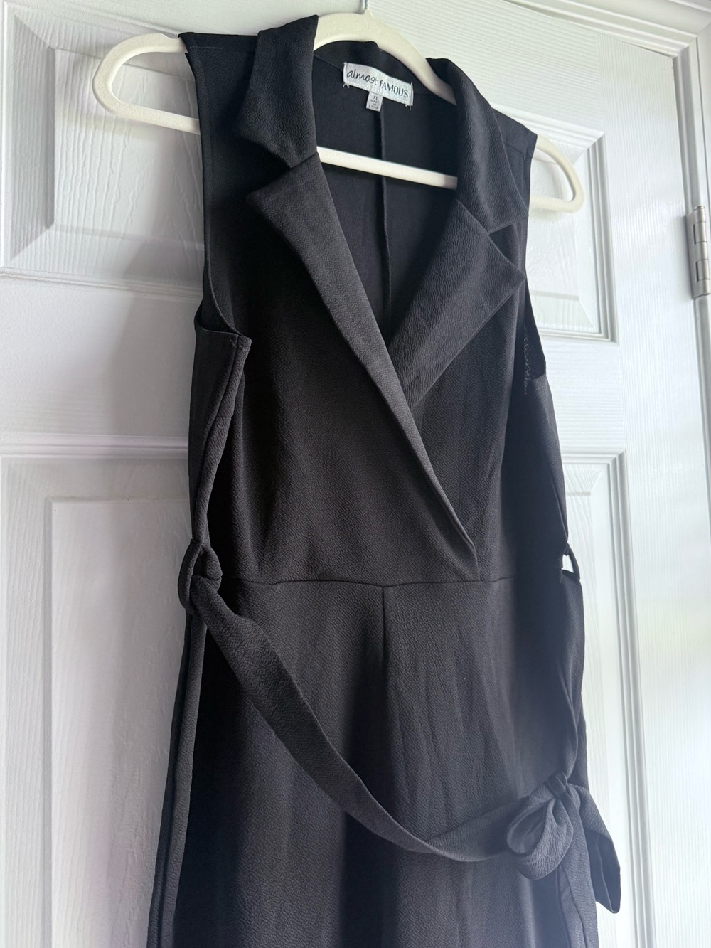 Black Jumpsuit w/ Belt String